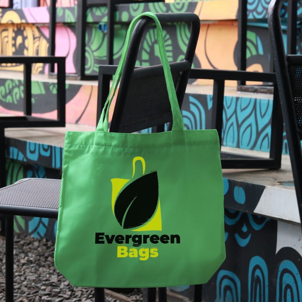 Tote Bag Mockup green