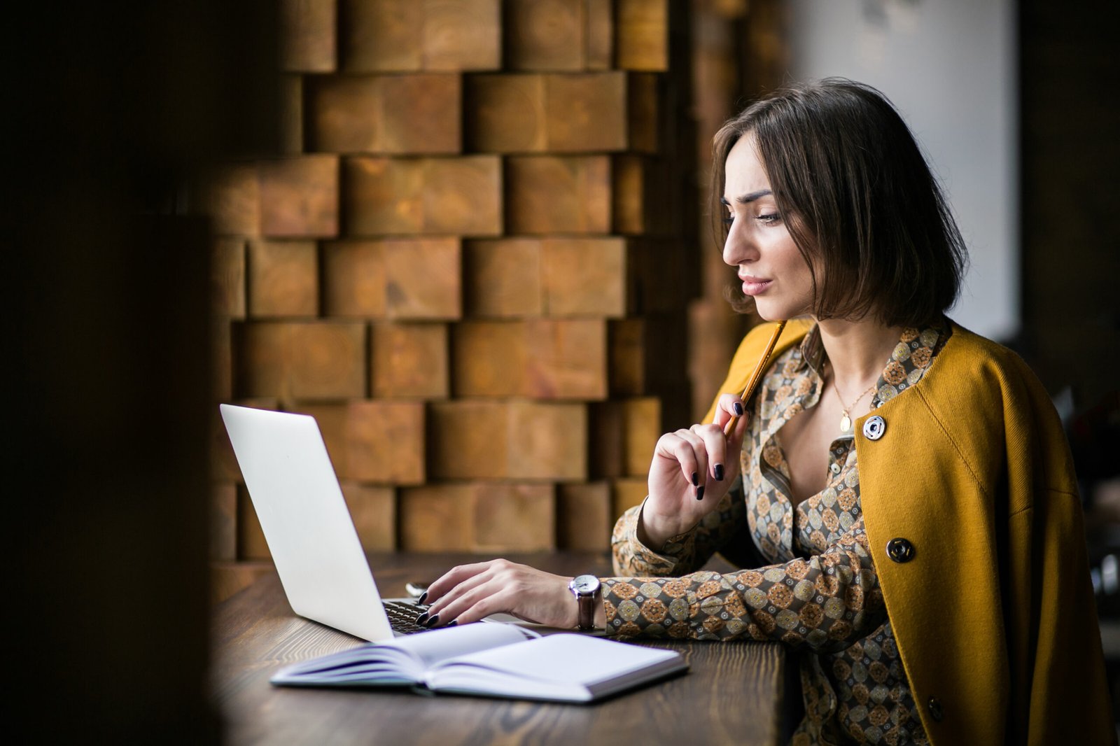 Business woman working